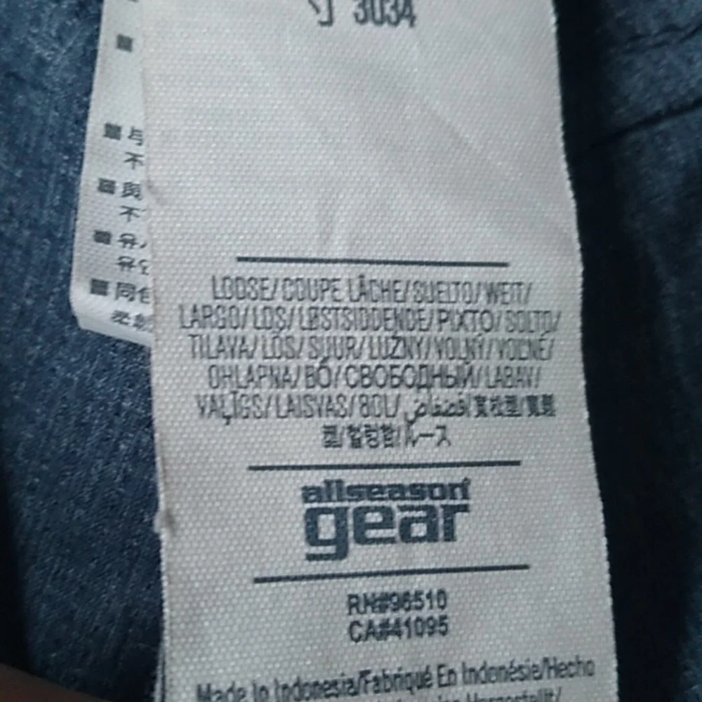 UNDER ARMOUR PANTS ALL SEASON GEAR  30/34 BLUE BREATHABLE SPORTY - Picture 7 of 14